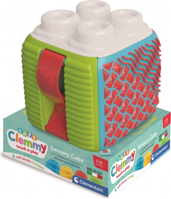 Clementoni Clemmy senzorična aktivna kocka z mehkimi kockami