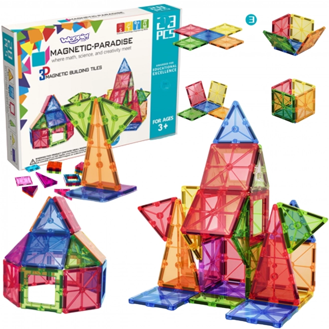 Magnetni gradniki Montessori WOOPIE