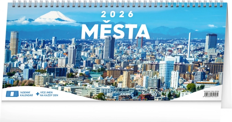 Namizni koledar Mesta 2026, 14-dnevni