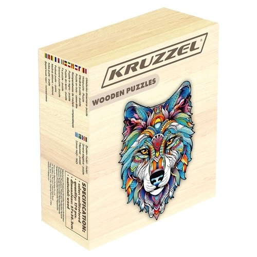 Lesne puzzle Kruzzel volčji motiv