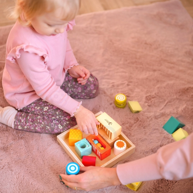 Lesene senzorične kocke Classic World Montessori