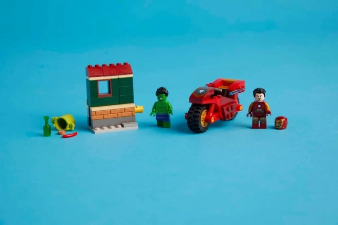 LEGO Marvel Super Heroes 76287 Iron Man z motorjem in Hulk