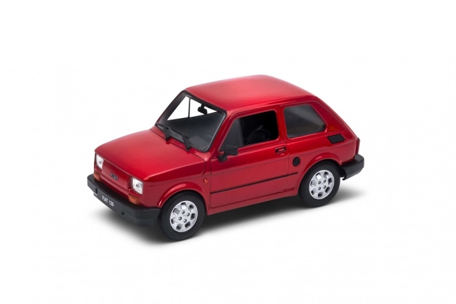 Model avtomobila Welly Fiat 126p Maluch 1:21 rdeča