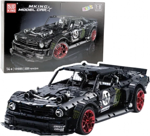 Konstruktorski komplet športni avto MUSTANG HOONICORN V2, 3201 kos