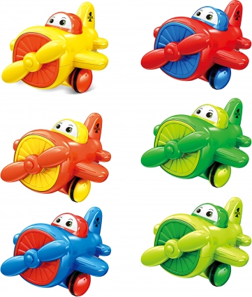 Avion na vztrajnik s 6 različicami