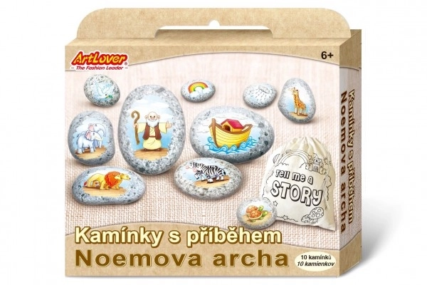 Kamni s prispodobami z nalepkami - Noetova barka