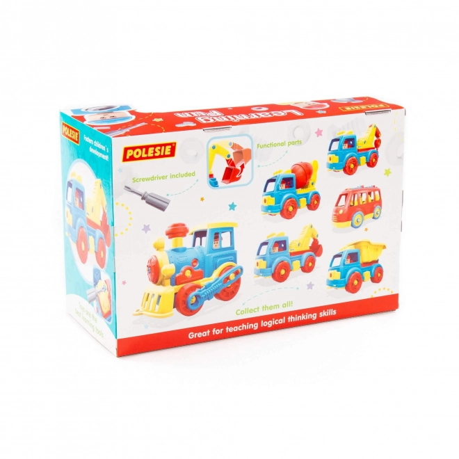 Betonski mešalnik s prevoznimi kockami DIY