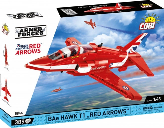 Gradbeni set BAe Hawk T1 Rdeče puščice 389 kosov