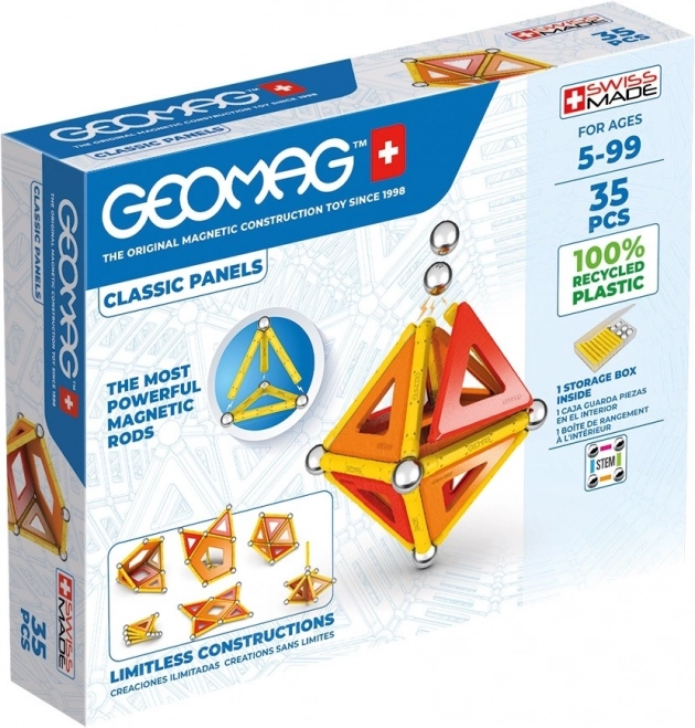 GEOMAG magnetna sestavljanka classic panels 35 kosov