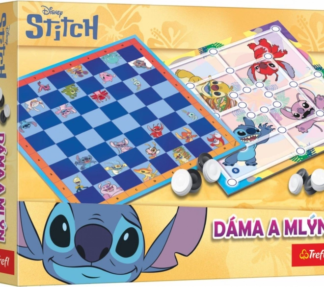 Dama in Mlin Lilo & Stitch družabna igra