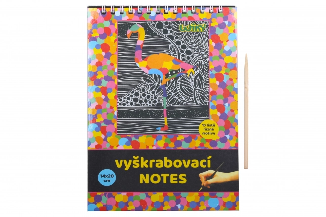 Beležka za strganje 14x20cm / 10 listov