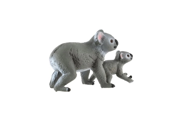 Koala medvedka 2 kosa samica z mladičem zooted plast 4-6 cm v vrečki
