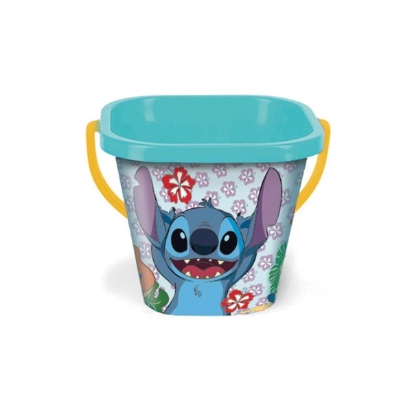 Kvadraten vedro Disney 2L plast mešanica vrst 19x17cm Wader