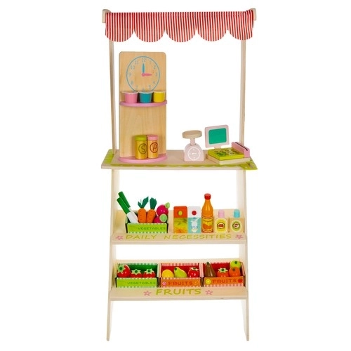 Leseni kiosk z dodatki za otroke