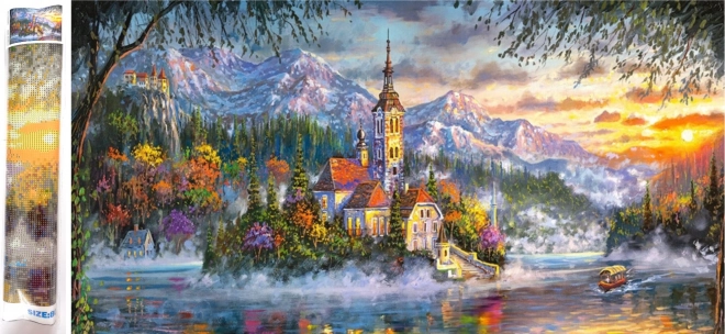 Norimpex Diamantno slikanje Rezidenca na otoku 80x40cm