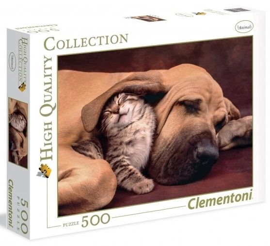 Sestavljanka Clementoni 500 koščkov Cuddles