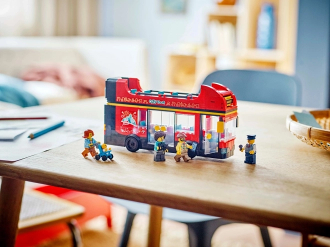 LEGO Mesto 60407 Rdeči dvonadstropni izletniški avtobus