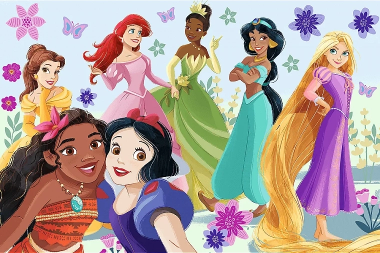 Trefl sestavljanka Disney Princeske v akciji 60 kosov