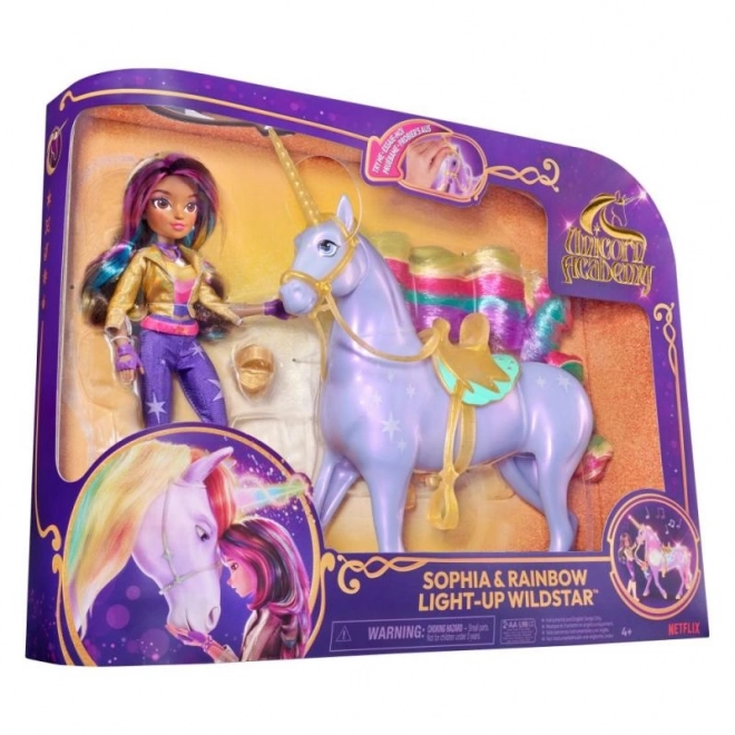 ACADEMIJA SAMOROGOV SVETLEČI SAMOROG WILDSTAR S PUNČKO SOFIA 24cm
