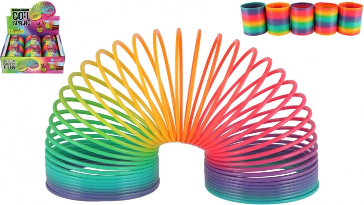 Mavrična plastična spirala igrača