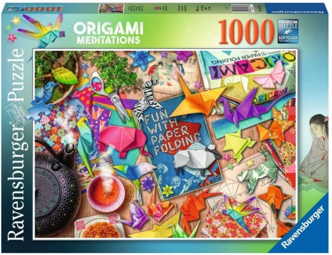 Sestavljanka Ravensburger Meditacija z origamijem 1000 koščkov