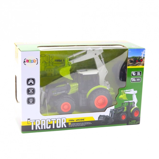 Zabaven traktor z obračalno lopato in bagrom