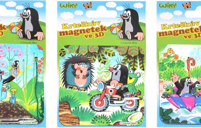 Magnet 3D Krtek plastičen