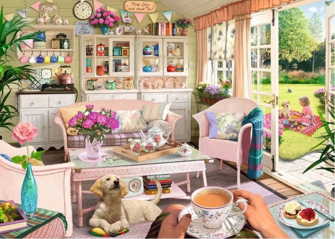 Sestavljanka 2D 1000 kosov sončno popoldne RAVENSBURGER