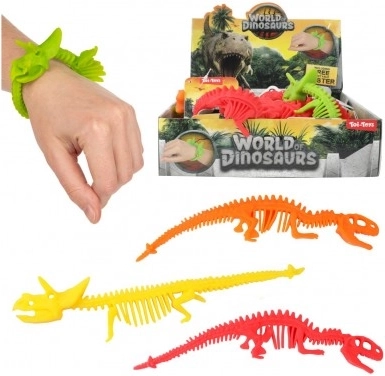 Silikonska raztegljiva zapestnica dinozaver – antistresna zapestnica za otroke