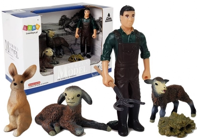 Set figurk Kmetija: Domače živali in kmet