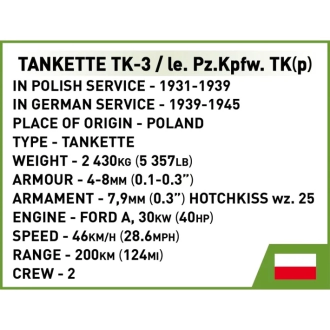 COBI 2658 Tank TK-3