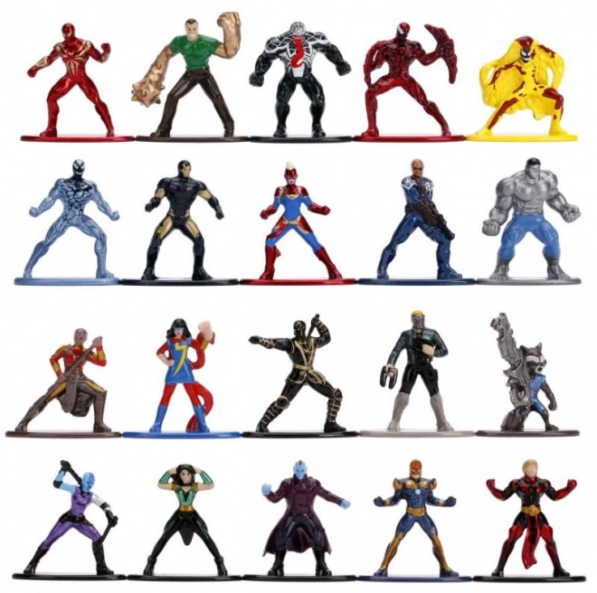 Marvel Kovinske zbirateljske nanofigure, 20 kosov
