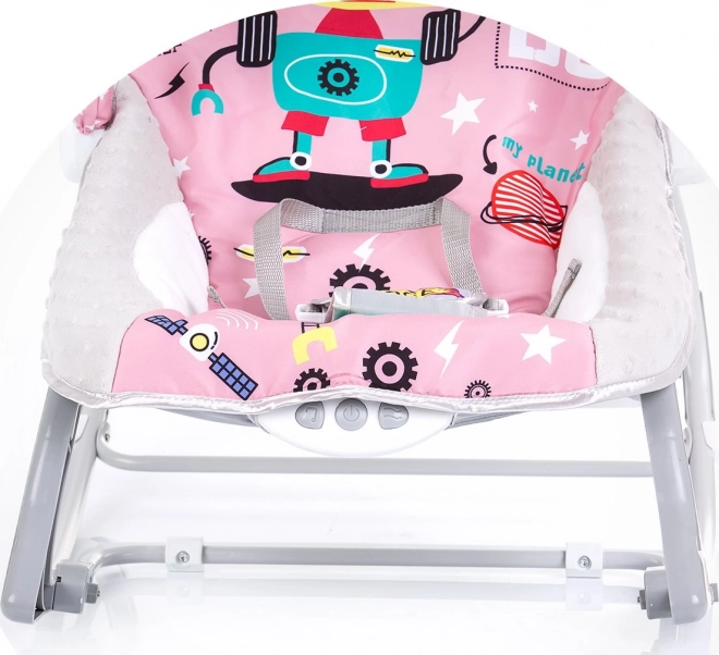 CHIPOLINO Vibracijski 2v1 Baby Spa – Roza