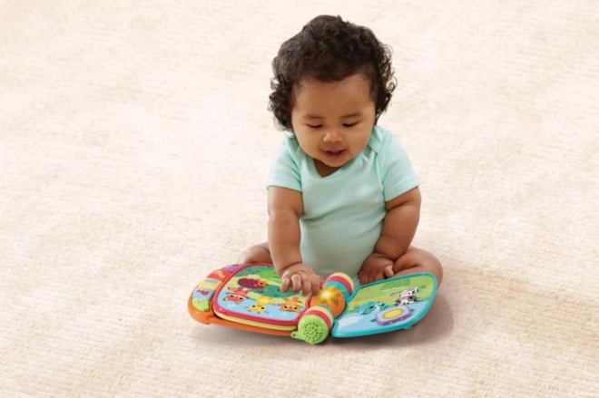 Vtech Glasbena knjižica z živalmi CZ