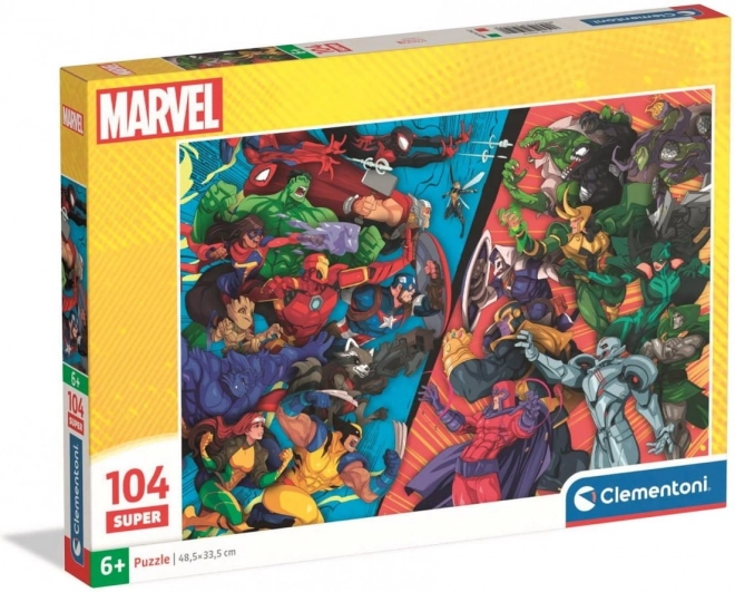 Clementoni Puzzle Avengers vs. zlobci 104 kosov