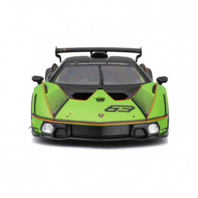 Bburago 1:24 Dirka Lamborghini Essenza SCV12 – Zelena