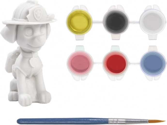 Podrobna figurica pripravljena za barvanje