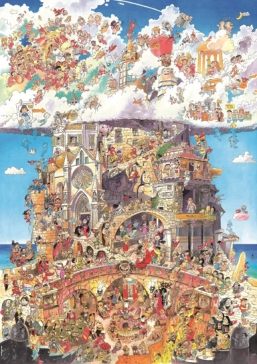 Heye puzzle Nebesa in pekel 1500 kosov