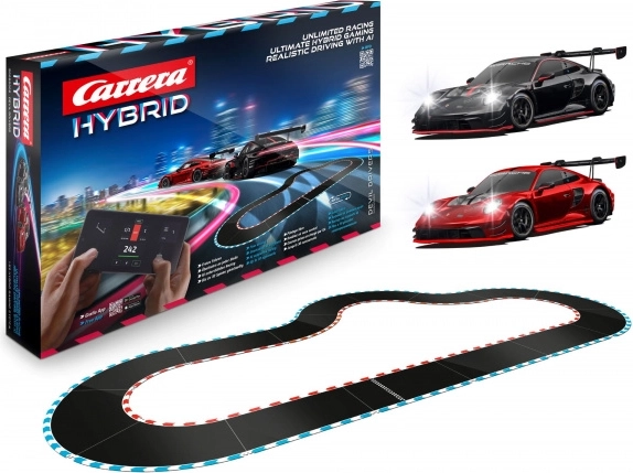 Avtocesta Carrera Hybrid Devil Drivers 6,09 m z vozili Porsche 911