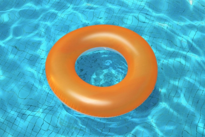 Neonovo oranžen plavalni obroč 91 cm BESTWAY
