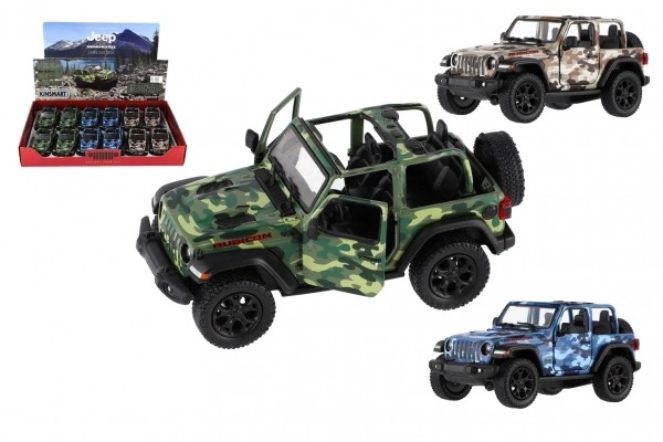 Auto Jeep Wrangler Camo izdaja kovina/plast 13cm