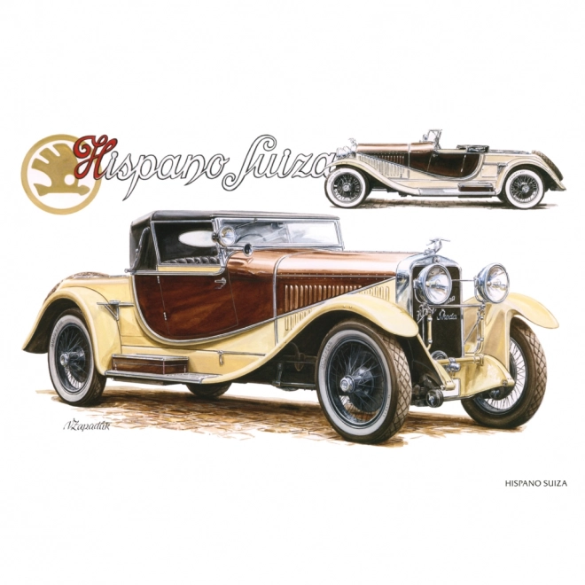 NOTIQUE Koledar s zapiski Classic Cars – Václav Zapadlík, 2025, 30 x 30 cm