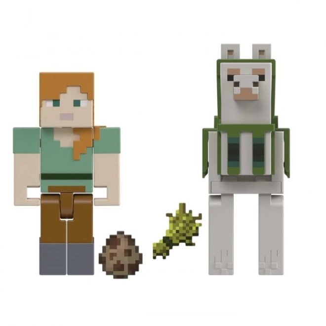 Minecraft figurice Alex in lama