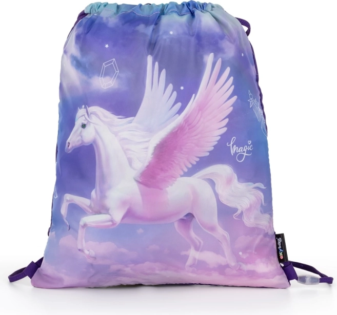 Vrečka za copate OXYBAG Pegas 30 × 37 cm