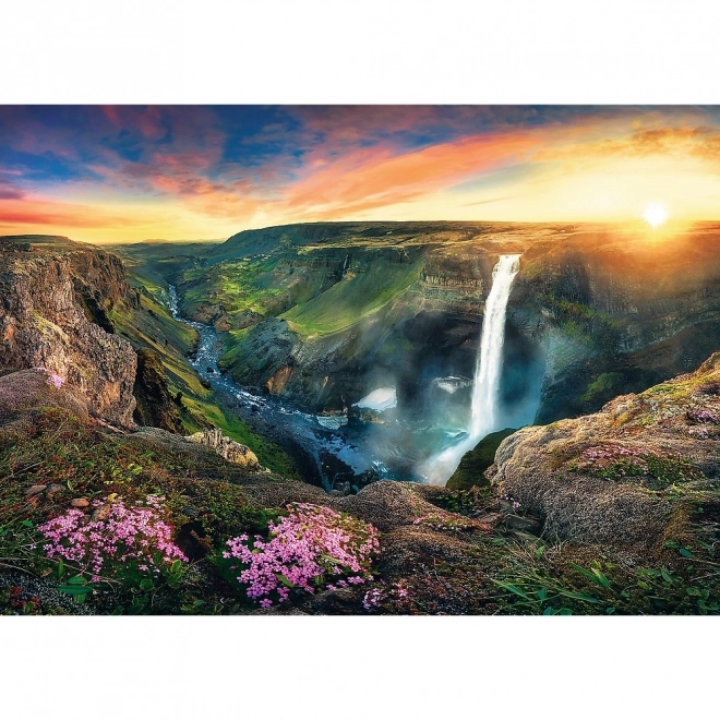 Puzzle 2000 kosov Vodopad Haifoss, Islandija