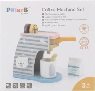 Leseni kavni aparat za otroke POLARB z dodatki