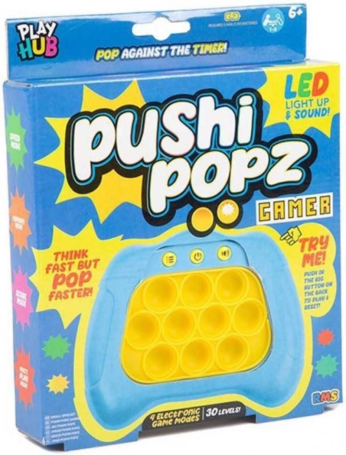 Interaktivna igrača Pushi Popz – pokajoči mehurčki POP IT z zvoki