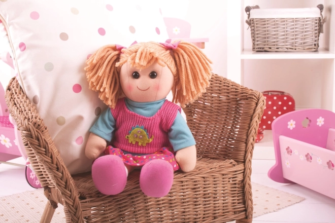 Bigjigs Toys plišasta punčka Susie 38 cm
