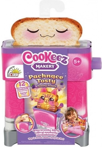 Cookeez Makery dišeči toasti – presenečenje plišasta igračka