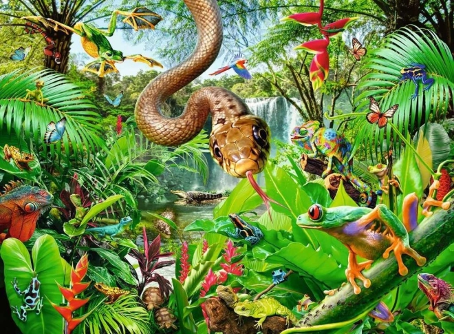 Ravensburger sestavljanka Reptile Resort 300 koščkov